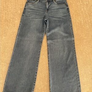 CAbi Blue Denim wide leg Jeans